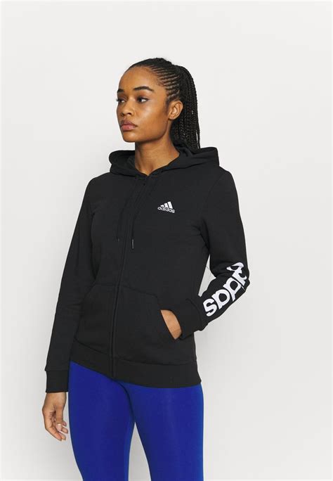 adidas hoodie dames met rits|Adidas fleece hoodie.